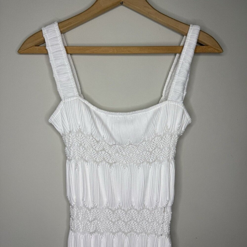 Show Me Your Mumu Harlow White Lace Maxi Dress Bridal Travel Sexy Long Lined - Picture 3 of 11